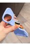 iPhone 12 Pro Compatible Case Camera Protector Blue Silicone Couple Phone Case Rabbit Pattern - 3