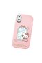 iPhone XS Max Compatible Case with Camera Protector Pink Silicone Couple Phone Case with Kitty Pattern - 3