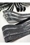 Black Full Silver Stone Rubber Strip - 3
