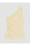 Original One-Shoulder Gathered Blouse - 5