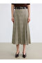 Two Mt Shop Quality Patterned Skirt with Belt at the Waist - 2