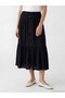 Original Elastic Waist Textured Skirt - 2