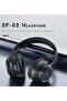 EP03 Bluetooth Wireless Foldable Headphone BT5.3 HD HIFI Micro USB Black - 2
