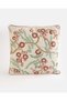 Cream Floral Embroidered Cushion 45x45cm - 2