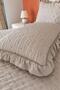 Maja Double Sided Fiber Filled Double Bedspread 240X260 cm Beige - 2