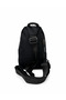 Seventeen Unisex Small Size Multi-Compartment Crossbody Body Bag Black-Gray - 2