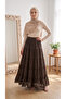 Women's Lined Layered Tulle Modal Skirt - 4