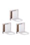 3pcs Emulsion Storage Rack Selfadhesive Shower Gel Bottle Holder Bottle Support