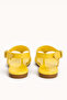 Isabel Women's Patent Leather Flip-Flop Sandals with Ankle Buckle and Comfortable Sole - 5