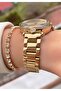 Gold Color - Women's Wristwatch - with Bracelet Gift 010Dkl400-746 - 2