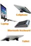 2 Pcs Mini Laptop Stand, Portable Computer Keyboard Riser with Foldable,Invisible Notebook - 5