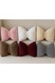 Dedse Plush Bowknot Pillow Decorative Furry Throw Pillow for Sofa and Bedroom - 2