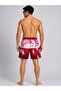 Men's Water Repellent Micro Fabric Pockets Zipper Closure Mesh Lining Quick Dry Premium Patterned Swim Shorts - 3