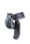 Women's Asymmetrical Cut Black Genuine Leather Belt - Chanterelle Handmade Design - 7