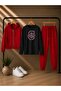 Armikids New Season Unisex 3-Piece Printed Long-Short Sleeve T-Shirt & Jacket Set