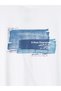 Peak New Season White Crew Neck Printed Men's T-Shirt - 7