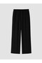 Women's Linen Blended Pants with Elastic Waist - 5