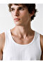 Black U-Neck Men's Undershirt 5-Pack - 6