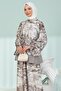 Brown Patterned Tunic Trouser Suit - 3