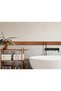 Wood Wallpaper Border, 196" x 4.1" Self-Adhesive 3D Peel and Stick Wall Border - Waterproof Removable Tiles Sticker for Bedroom, Living Room, Ceiling, Kitchen, and Office Decor - 2