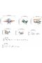 Airplane Wall Stickers - Aircrafts Wall Decals - Kids Baby Boys Nursery Children Daycare Bedroom Playroom Wall Decor - 4