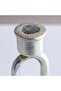 Mirabella Metal Candle Holder 5.5X5.5X12 cm -Chrome - 2