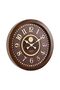 Marketplace Best Price Solid Wood Frame Wooden Clock 6104 with Large Numbers in Italian Design - 2