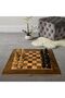 Schondor- Decorative Chess-Backgammon- Luxury Set-model ,BA-CH-S6-size,L50xW50xH5