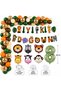 Safari Birthday Decorations Set 1-9 Years Old Balloon Set Happy Birthday Banner 36cm Number Balloon Party Supplies