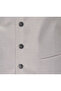 Men's V-Neck Vest Beige Dobby Fabric 50311 - 5