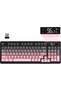 لوحة مفاتيح ألعاب لاسلكية وولف M96، غشاء كريمي، 94 مفتاحًا، ANSI-Moonlight |   إضاءة خلفية قوس قزح، ميدي