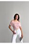 Women's Off-Shoulder Polka Dot Gathered Blouse - 2