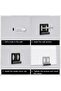 8-piece wall-mounted mirror bracket set, heavy-duty mirror mounting kit, for securely fixing mirrors to the wall. - 2