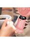 Portable USB Handheld Fan, Foldable Mini Desk Fan with 5 Speeds, Battery Powered and LED Display for Home, Office, Travel (Pink) - 3