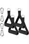 4-piece fitness training handle set, heavy-duty cable handle accessories, suitable for home gym high-intensity strength training machines.
