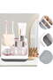 Grey 6.1x6.1x4.3 Inches Desktop Organizer with Removable Dividers - 3