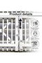 Two windproof hooks with shackles and screws, 250mm stainless steel door lock fasteners, suitable for indoor and outdoor use. - 5