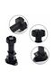 24 plastic cabinet legs, furniture legs, adjustable furniture legs (80mm-100mm), black plastic furniture legs. - 2