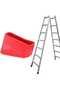 Four-piece ladder foot cover set, rubber ladder feet, suitable for stairs, anti-slip rubber mat, ladder protection pad. - 4