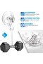 Four-piece suction cup hook set, suitable for home, bathroom, shower room, kitchen, glass, tile curtain hooks, and shower door hooks. - 2