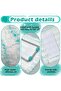 3 Replacement Mop Mats 47x15cm for Leifheit Profi XL Microfiber Replacement Set - 2