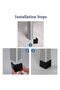 Black 25mm x 25mm 10-pack chair leg cover angle iron L-shaped furniture table leg caster end cover corner protector plastic - 2