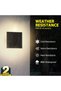 Outdoor LED Wall Light, Modern Porch Light, Courtyard Light, Waterproof Aluminum Wall Light, Indoor/Outdoor, Warm White 3000K - 3