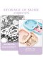 4-Piece Stackable Portable Travel Hair Accessory Storage Box Set - 5