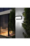 LED wall light with motion sensor, modern outdoor wall light, 22W wall light, square outdoor light, suitable for patio/yard/front door (white light)