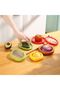 4-piece refrigerator storage box, silicone food storage box, TPU material, suitable for storing fresh fruits and vegetables. - 3