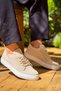 Zrk-X110 Premium Comfortable Slip-On Laceless Breathable Knitwear Men's Shoes Beige - 4