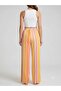 Women's Elastic Waist Loose Fit Oversized Patterned Home Wear and Pajama Bottoms - 2