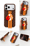 iPhone 17 Pro / 18 Pro Compatible Soft Touch Silicone Phone Case with Stand and 3D Cat Figure - 3