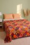 Colorful Anatolian Double Printed Pique & Bedspread 210X230 cm - 4